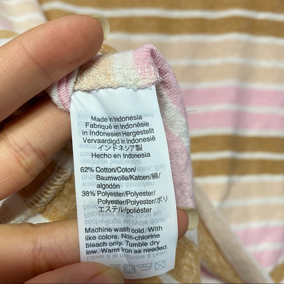 Madewell Skyline Stripe V-Neck Tee - Picture 7 of 7